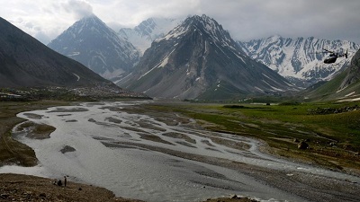 Study assesses risks from hanging glaciers in Central Himalaya