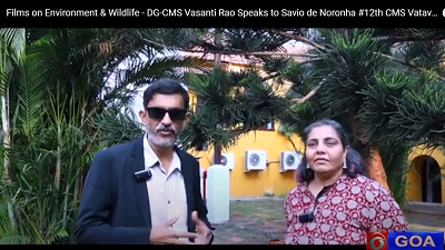 Films on Environment & Wildlife DG CMS Vasanti Rao Speaks to Savio de Noronha 12th CMS Vatavaran