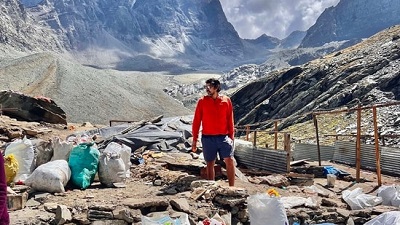 Haryana man on mission to clean up litter from Himalayas