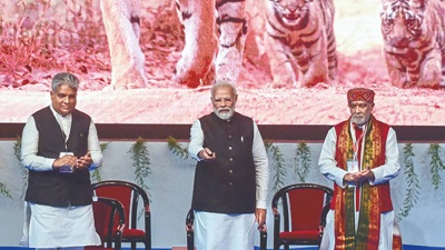 PM Narendra Modi launches global bloc to save 7 big cat species