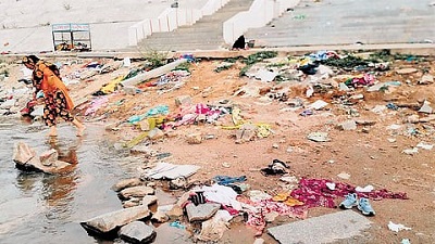 Polluted Tungabhadra river raises concern among Hampi locals